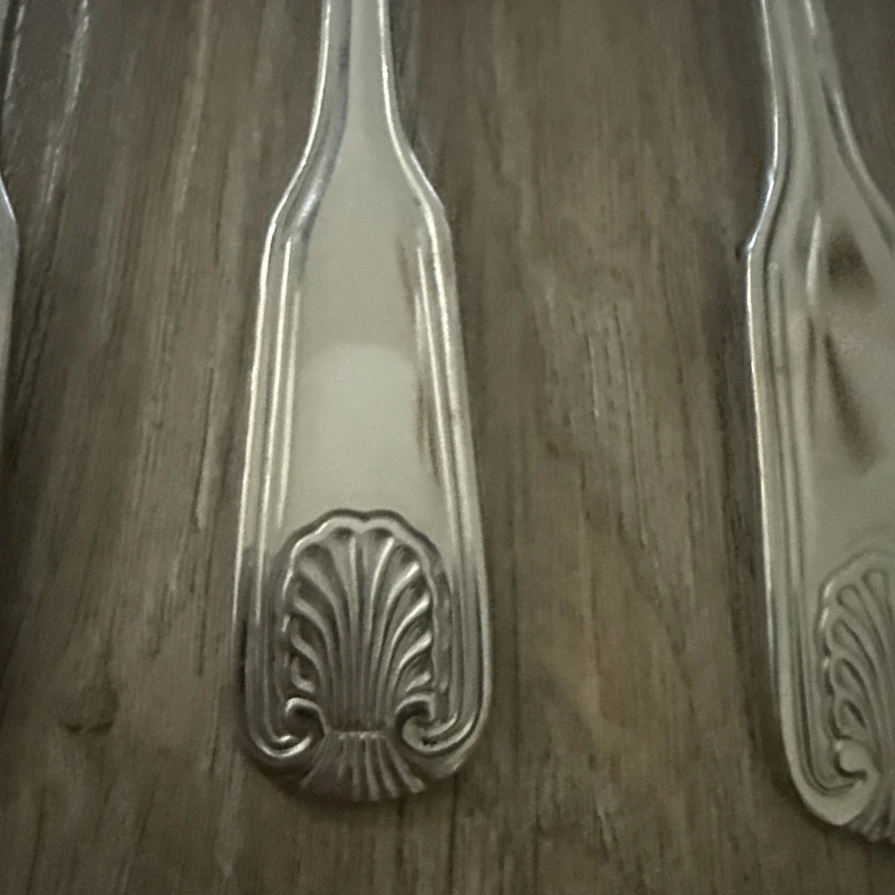 Update Stainless‎ Shelley Shell pattern Salad Forks Set Of 4